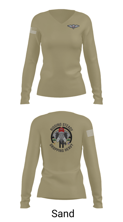 Echo Company 50720831 Women's Long Sleeve V-neck Shirt - 97