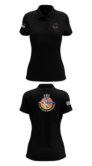 Womens Short Sleeve Performance Polo, , Air Force, Teamtime, Team time, sublimation, custom sports apparel, team uniforms, spirit wear, spiritwear, sports uniforms, custom shirts, team store, custom team store, fundraiser sports, apparel fundraiser