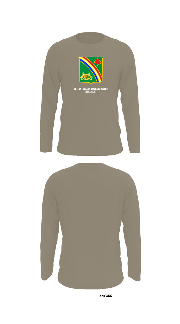 Long Sleeve Performance Shirt, 1st Battalion 69th Infantry Regiment, Army, Teamtime, Team time, sublimation, custom sports apparel, team uniforms, spirit wear, spiritwear, sports uniforms, custom shirts, team store, custom team store, fundraiser sports, apparel fundraiser