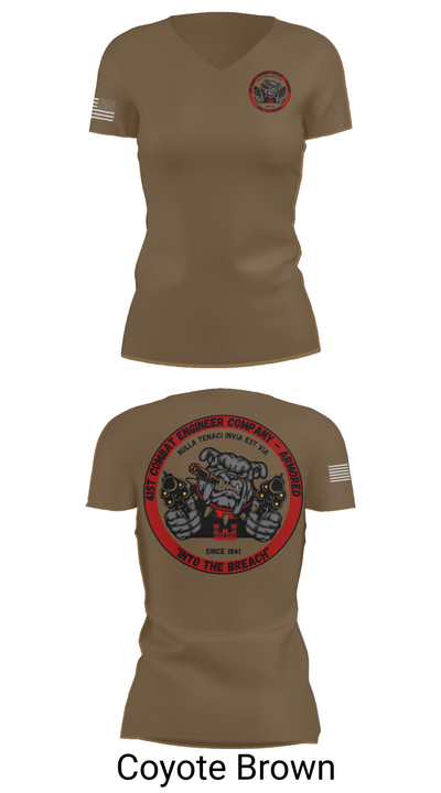 41st CEC-A 2239571 Women's Short Sleeve V-neck Shirt - 8