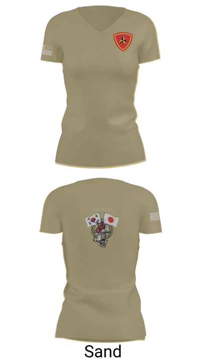 3/11 Mayhem 49305412 Women's Short Sleeve V-neck Shirt - 88