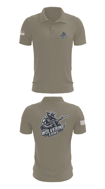 Wolverine Arms 65680976 Short Sleeve Performance Polo - 30