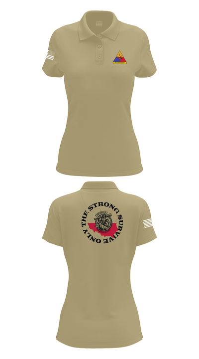261st BSC CAVEMAN PLT 28746409 Women's Short Sleeve Performance Polo  - 95