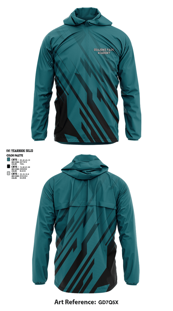 Windbreaker, Guajome Park Academy, Frogs, Spirit Store, Teamtime, Team time, sublimation, custom sports apparel, team uniforms, spirit wear, spiritwear, sports uniforms, custom shirts, team store, custom team store, fundraiser sports, apparel fundraiser