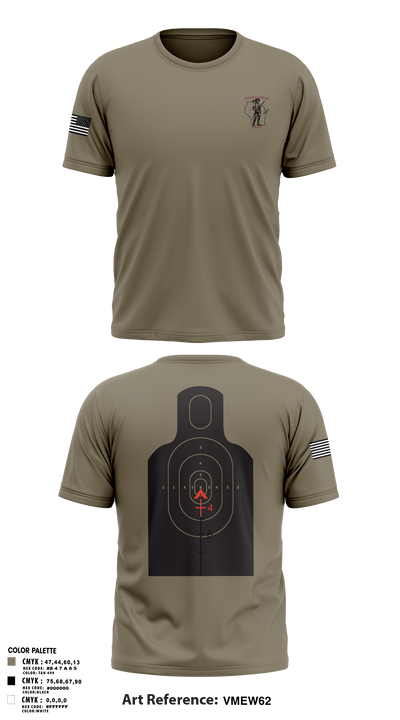 WIARNG Marksmanship 12854544 Short Sleeve Performance Shirt - 111