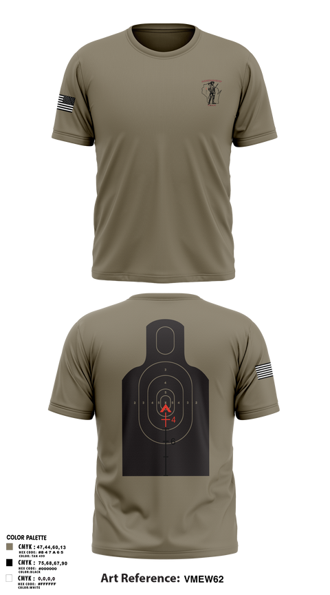 Short Sleeve Performance Shirt, WIARNG Marksmanship, , Teamtime, Team time, sublimation, custom sports apparel, team uniforms, spirit wear, spiritwear, sports uniforms, custom shirts, team store, custom team store, fundraiser sports, apparel fundraiser