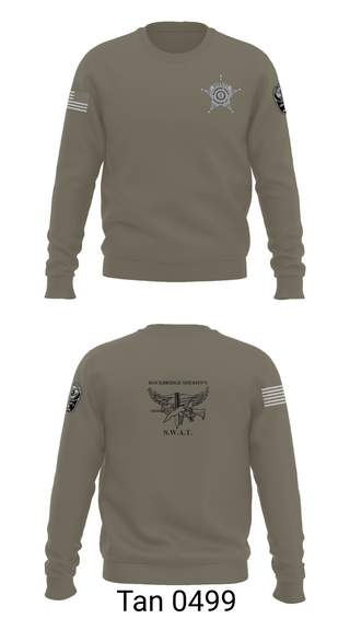 Crew Neck Sweatshirt, Rockbridge County SWAT, , Teamtime, Team time, sublimation, custom sports apparel, team uniforms, spirit wear, spiritwear, sports uniforms, custom shirts, team store, custom team store, fundraiser sports, apparel fundraiser
