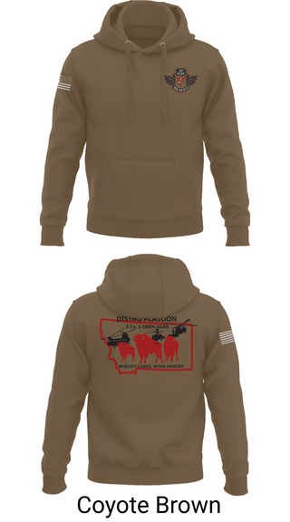 Hoodie, E co. 1-189th, , Teamtime, Team time, sublimation, custom sports apparel, team uniforms, spirit wear, spiritwear, sports uniforms, custom shirts, team store, custom team store, fundraiser sports, apparel fundraiser