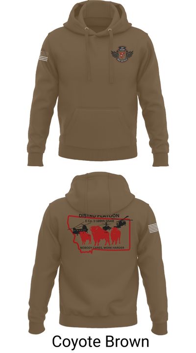 E co. 1-189th 4920111 Hoodie - 17
