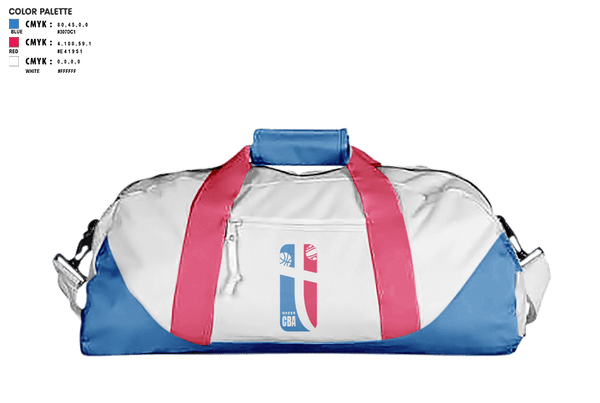 Duffle Bag, Greer Christian Basketball Association, Men's Basketball, Teamtime, Team time, sublimation, custom sports apparel, team uniforms, spirit wear, spiritwear, sports uniforms, custom shirts, team store, custom team store, fundraiser sports, apparel fundraiser