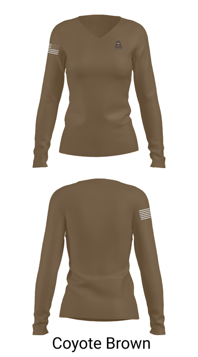 MUSTACHE 86591925 Women's Long Sleeve V-neck Shirt - 17
