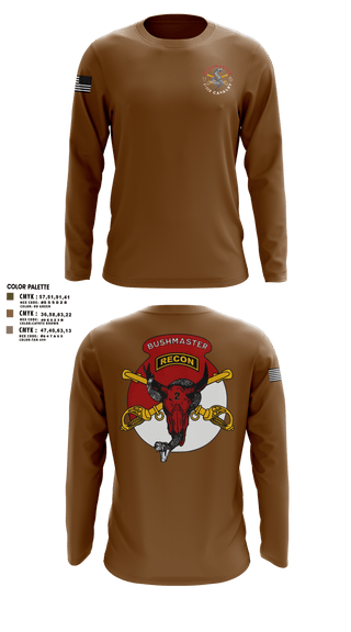 Long Sleeve Performance Shirt, 1/113 CAV B-Troop, Army, Teamtime, Team time, sublimation, custom sports apparel, team uniforms, spirit wear, spiritwear, sports uniforms, custom shirts, team store, custom team store, fundraiser sports, apparel fundraiser