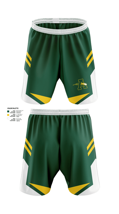 Amherst Steele Comets Girls Tennis 81872098 Athletic Shorts With Pockets - 1