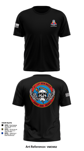 Short Sleeve Performance Shirt, A Co, 2-13th Aviation Regiment, , Teamtime, Team time, sublimation, custom sports apparel, team uniforms, spirit wear, spiritwear, sports uniforms, custom shirts, team store, custom team store, fundraiser sports, apparel fundraiser