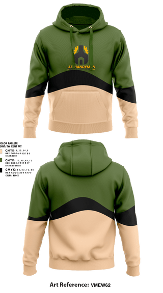 Hoodie, J.E. Handyman, LLC, , Teamtime, Team time, sublimation, custom sports apparel, team uniforms, spirit wear, spiritwear, sports uniforms, custom shirts, team store, custom team store, fundraiser sports, apparel fundraiser