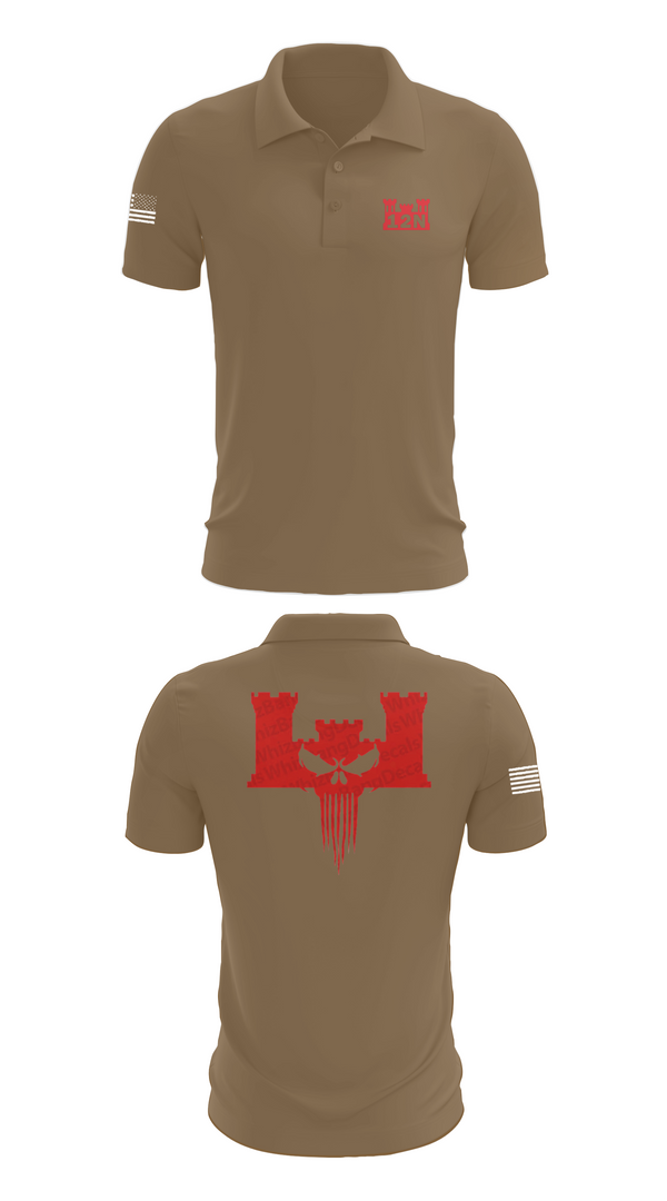 Short Sleeve Performance Polo, A co 578th BEB, , Teamtime, Team time, sublimation, custom sports apparel, team uniforms, spirit wear, spiritwear, sports uniforms, custom shirts, team store, custom team store, fundraiser sports, apparel fundraiser