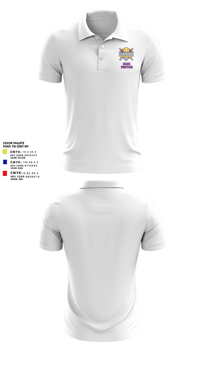 Alabama Diamond Youth Softball 65176453 Short Sleeve Performance Polo - 2 (2)