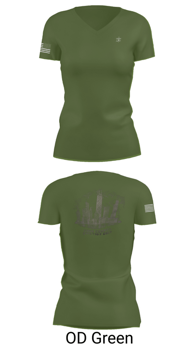 Cook County Sheriff’s Department 90143453 Women's Short Sleeve V-neck Shirt - 46