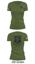WVU AROTC 40772789 Women's Short Sleeve V-neck Shirt - 48