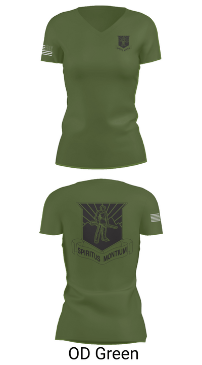 WVU AROTC 40772789 Women's Short Sleeve V-neck Shirt - 48