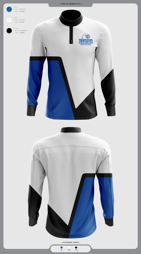 Quarter Zip Jacket, Exeter Township Senior High School Field Hockey, Field Hockey, Teamtime, Team time, sublimation, custom sports apparel, team uniforms, spirit wear, spiritwear, sports uniforms, custom shirts, team store, custom team store, fundraiser sports, apparel fundraiser