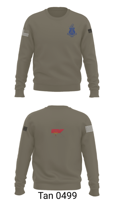 Pershing Rifles Troop L-1 10347059 Crew Neck Sweatshirt - 65