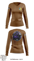 319th IEW Women's Long Sleeve V-neck Shirt - 1