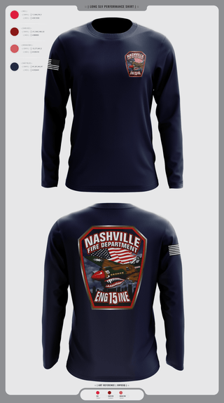 Long Sleeve Performance Shirt, Engine 15, , Teamtime, Team time, sublimation, custom sports apparel, team uniforms, spirit wear, spiritwear, sports uniforms, custom shirts, team store, custom team store, fundraiser sports, apparel fundraiser