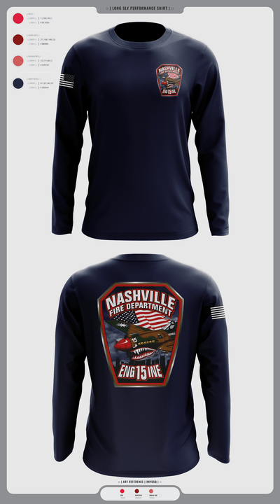 Engine 15 4145727 Long Sleeve Performance Shirt 7