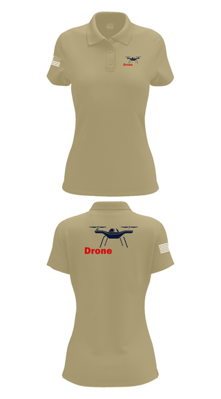 Womens Short Sleeve Performance Polo, DRONE RECON, , Teamtime, Team time, sublimation, custom sports apparel, team uniforms, spirit wear, spiritwear, sports uniforms, custom shirts, team store, custom team store, fundraiser sports, apparel fundraiser
