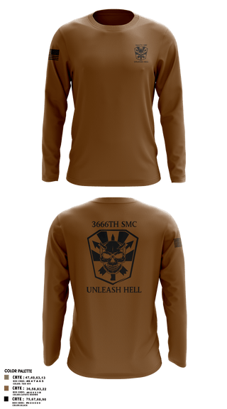 Long Sleeve Performance Shirt, 3666 Support Maintenance Company, , Teamtime, Team time, sublimation, custom sports apparel, team uniforms, spirit wear, spiritwear, sports uniforms, custom shirts, team store, custom team store, fundraiser sports, apparel fundraiser