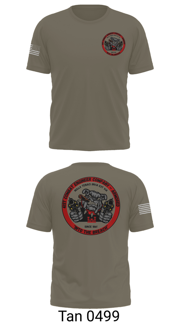 Short Sleeve Performance Shirt, 41st CEC-A, Army, Teamtime, Team time, sublimation, custom sports apparel, team uniforms, spirit wear, spiritwear, sports uniforms, custom shirts, team store, custom team store, fundraiser sports, apparel fundraiser