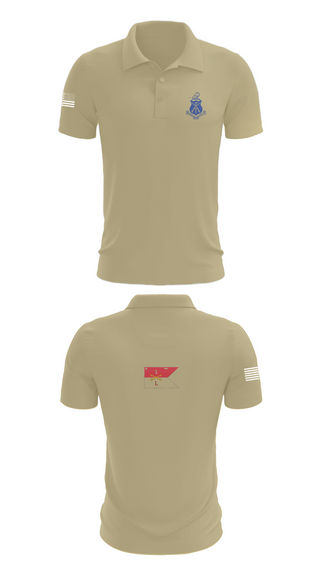 Short Sleeve Performance Polo, Pershing Rifles Troop L-1, , Teamtime, Team time, sublimation, custom sports apparel, team uniforms, spirit wear, spiritwear, sports uniforms, custom shirts, team store, custom team store, fundraiser sports, apparel fundraiser