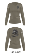 224th MI 54422647 Women's Long Sleeve V-neck Shirt - 77