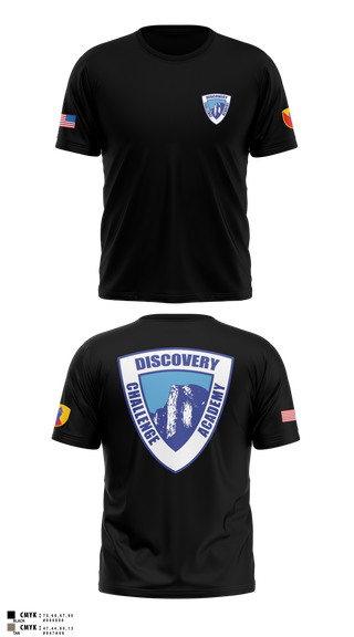Old School Cotton Feel Shirt, Discovery ChalleNGe Academy, , Teamtime, Team time, sublimation, custom sports apparel, team uniforms, spirit wear, spiritwear, sports uniforms, custom shirts, team store, custom team store, fundraiser sports, apparel fundraiser