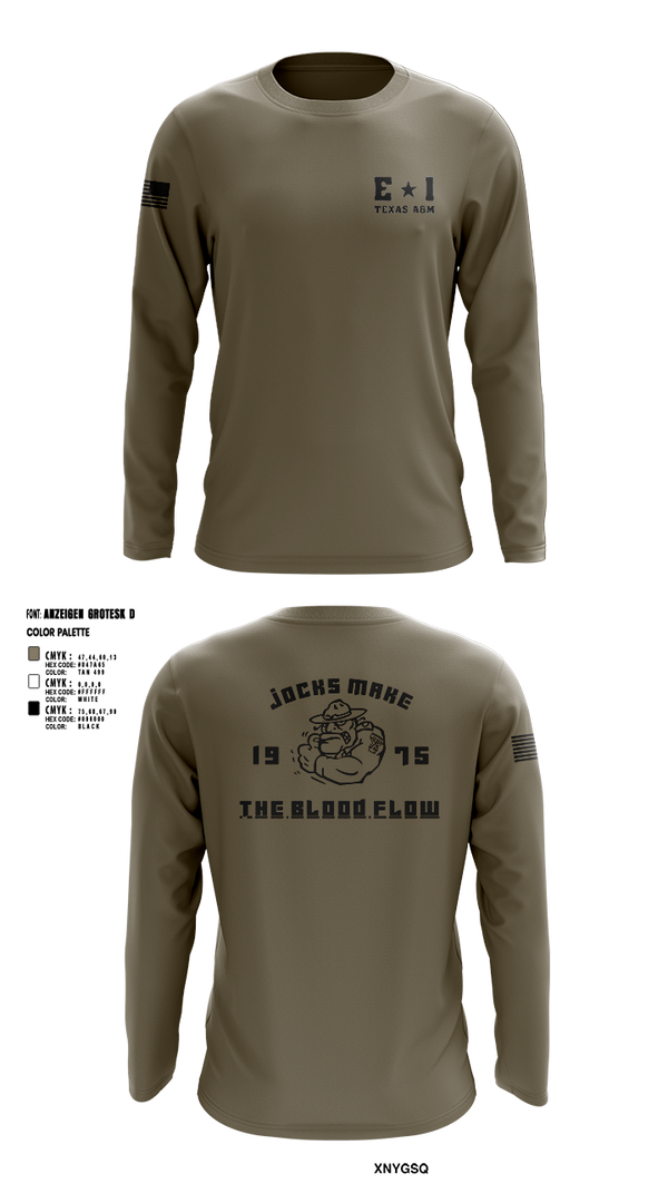 Long Sleeve Performance Shirt, E-1 Jocks D1, , Teamtime, Team time, sublimation, custom sports apparel, team uniforms, spirit wear, spiritwear, sports uniforms, custom shirts, team store, custom team store, fundraiser sports, apparel fundraiser