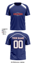 Milford Eagles Pop Warner Football and Cheer 85500081 Short Sleeve Performance Shirt - 3 (2)
