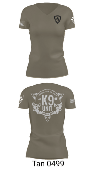 Womens Short Sleeve Vneck Shirt, Guardians of the Night, , Teamtime, Team time, sublimation, custom sports apparel, team uniforms, spirit wear, spiritwear, sports uniforms, custom shirts, team store, custom team store, fundraiser sports, apparel fundraiser