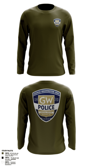 Long Sleeve Performance Shirt, GWPD, , Teamtime, Team time, sublimation, custom sports apparel, team uniforms, spirit wear, spiritwear, sports uniforms, custom shirts, team store, custom team store, fundraiser sports, apparel fundraiser