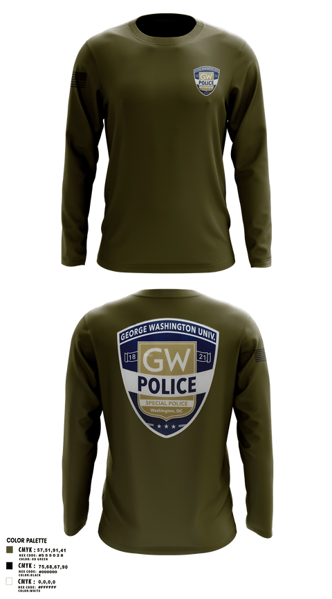Long Sleeve Performance Shirt, GWPD, , Teamtime, Team time, sublimation, custom sports apparel, team uniforms, spirit wear, spiritwear, sports uniforms, custom shirts, team store, custom team store, fundraiser sports, apparel fundraiser