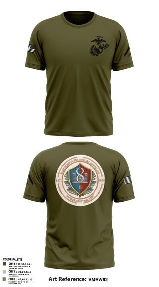Short Sleeve Performance Shirt, 8th ESB Charlie Co., , Teamtime, Team time, sublimation, custom sports apparel, team uniforms, spirit wear, spiritwear, sports uniforms, custom shirts, team store, custom team store, fundraiser sports, apparel fundraiser