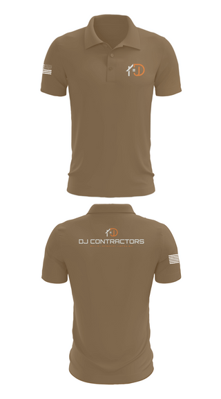 Short Sleeve Performance Polo, DJ CONTRACTORS, , Teamtime, Team time, sublimation, custom sports apparel, team uniforms, spirit wear, spiritwear, sports uniforms, custom shirts, team store, custom team store, fundraiser sports, apparel fundraiser