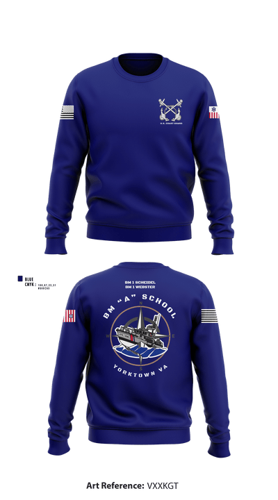 BM “A” 25-06 10728160 Crew Neck Sweatshirt - 101