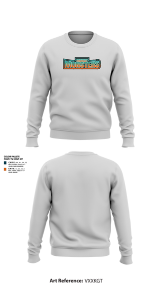 Crew Neck Sweatshirt, Midwest Monsters, Men's Basketball, Teamtime, Team time, sublimation, custom sports apparel, team uniforms, spirit wear, spiritwear, sports uniforms, custom shirts, team store, custom team store, fundraiser sports, apparel fundraiser
