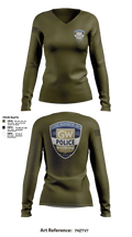 GWPD 22334714 Women's Long Sleeve V-neck Shirt - 1