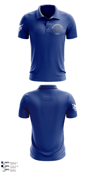 Short Sleeve Performance Polo, Castlewood Blue Devils, Tennis, Teamtime, Team time, sublimation, custom sports apparel, team uniforms, spirit wear, spiritwear, sports uniforms, custom shirts, team store, custom team store, fundraiser sports, apparel fundraiser