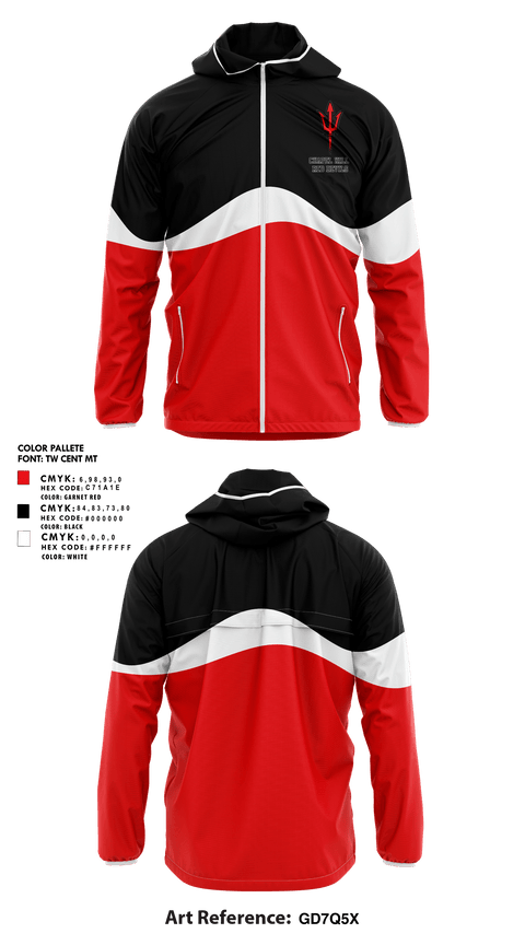 Windbreaker, Chapel Hill Red Devils, Track & Field, Teamtime, Team time, sublimation, custom sports apparel, team uniforms, spirit wear, spiritwear, sports uniforms, custom shirts, team store, custom team store, fundraiser sports, apparel fundraiser