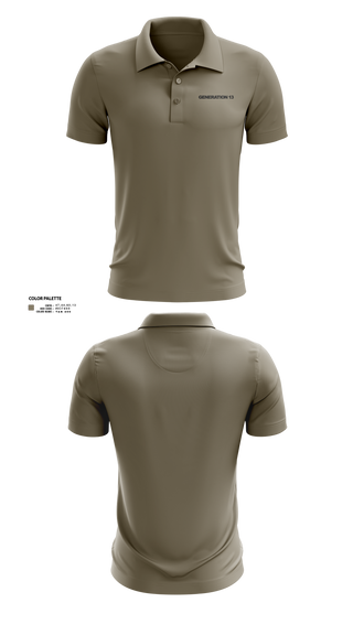 Short Sleeve Performance Polo, Generation 13, , Teamtime, Team time, sublimation, custom sports apparel, team uniforms, spirit wear, spiritwear, sports uniforms, custom shirts, team store, custom team store, fundraiser sports, apparel fundraiser
