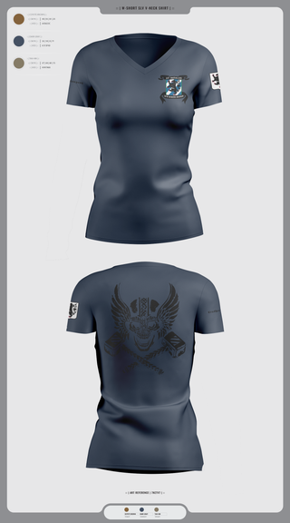 Womens Short Sleeve Vneck Shirt, 1-28 Infantry battalion, , Teamtime, Team time, sublimation, custom sports apparel, team uniforms, spirit wear, spiritwear, sports uniforms, custom shirts, team store, custom team store, fundraiser sports, apparel fundraiser