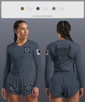1-28 Infantry battalion 32318490 Women's Long Sleeve V-neck Shirt - 2